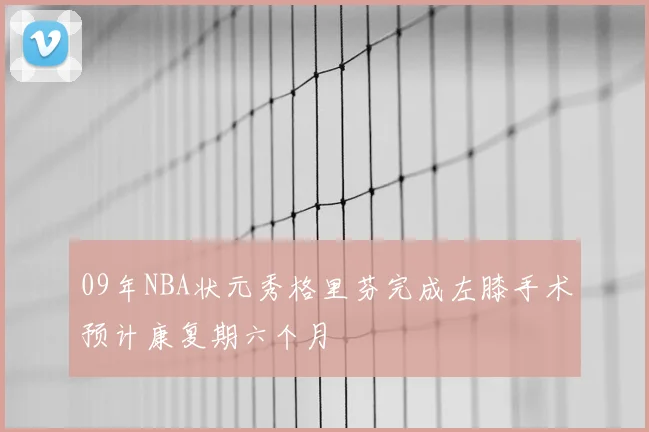 09年NBA状元秀格里芬完成左膝手术预计康复期六个月